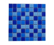 Gạch mosaic màu xanh đậm 25x25x4mm